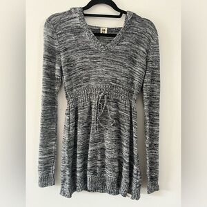 Roxy Gray Hooded Sweater